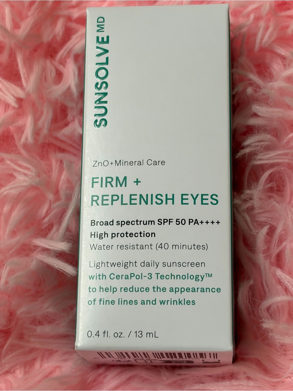 Firm + Replenish Broad Spectrum SPF 50  Daily Eye Sunscreen .4fl oz